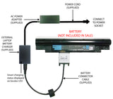 External Laptop Battery Charger for DELL Inspiron N311z N411z, 268X5 H7XW1 M0P7P 1